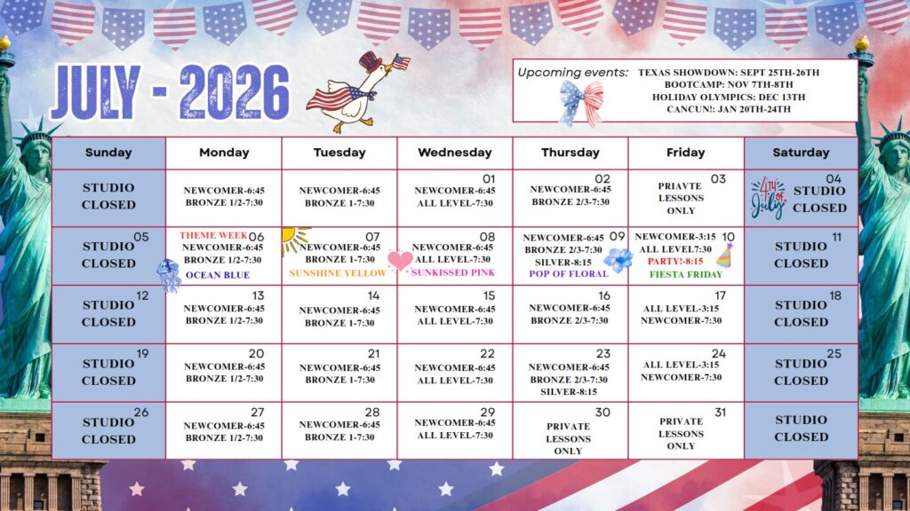July 2026 Plano