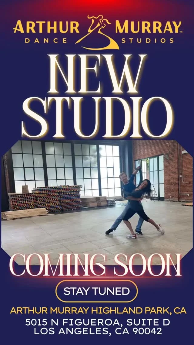 Something exciting is on the way… 👀
Arthur Murray Highland Park, California is coming soon. We can’t wait to welcome you to the dance floor. Stay tuned.#ArthurMurray #ArthurMurrayLifestyle #ComingSoon #NewStudio